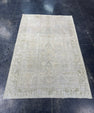 Turkish Vintage Runner Rug 4'3" x 6'7" #24449