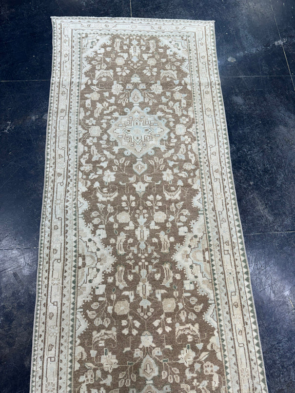 Turkish Vintage Runner Rug 3'1" x 13'5" #24453