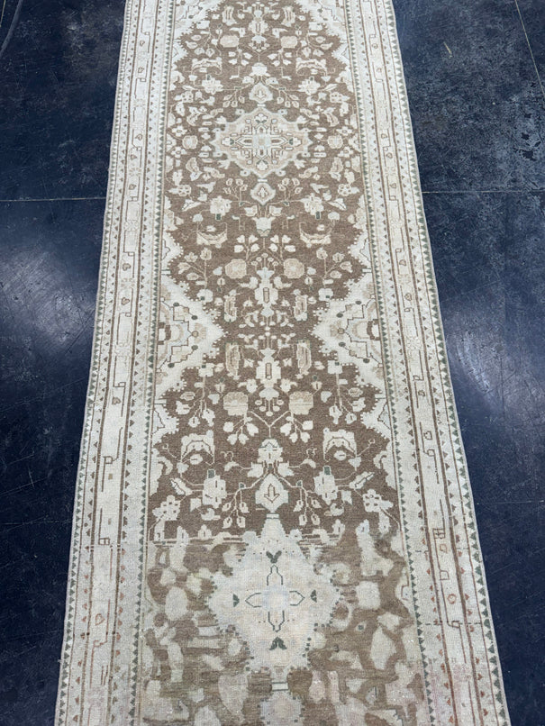 Turkish Vintage Runner Rug 3'1" x 13'5" #24453