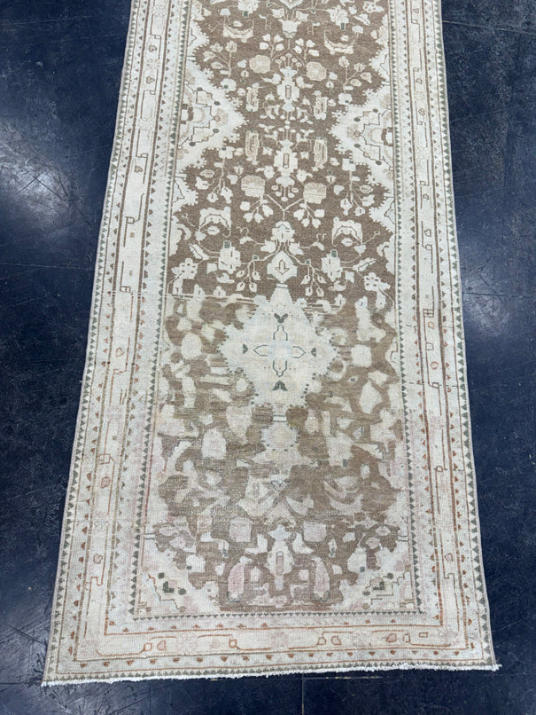 Turkish Vintage Runner Rug 3'1" x 13'5" #24453