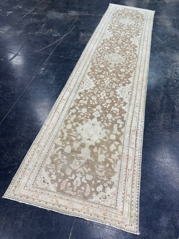 Turkish Vintage Runner Rug 3'1" x 13'5" #24453