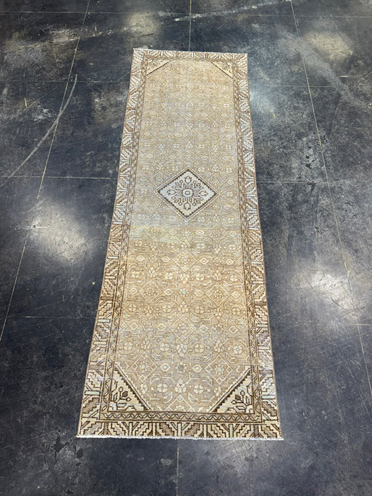Turkish Vintage Runner Rug 2'11" x 9' #24450