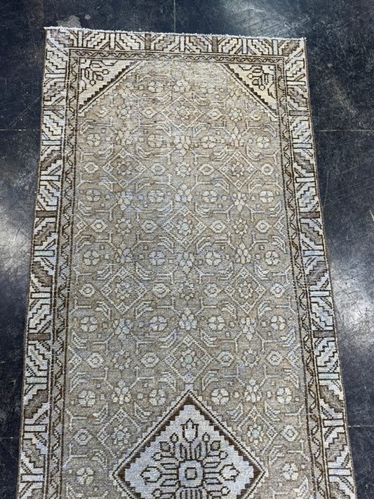 Turkish Vintage Runner Rug 2'11" x 9' #24450