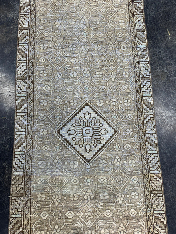 Turkish Vintage Runner Rug 2'11" x 9' #24450
