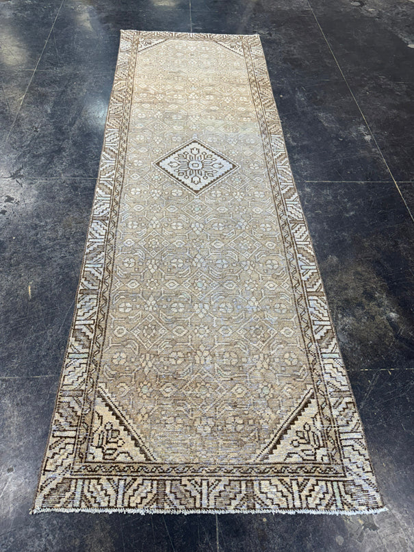 Turkish Vintage Runner Rug 2'11" x 9' #24450