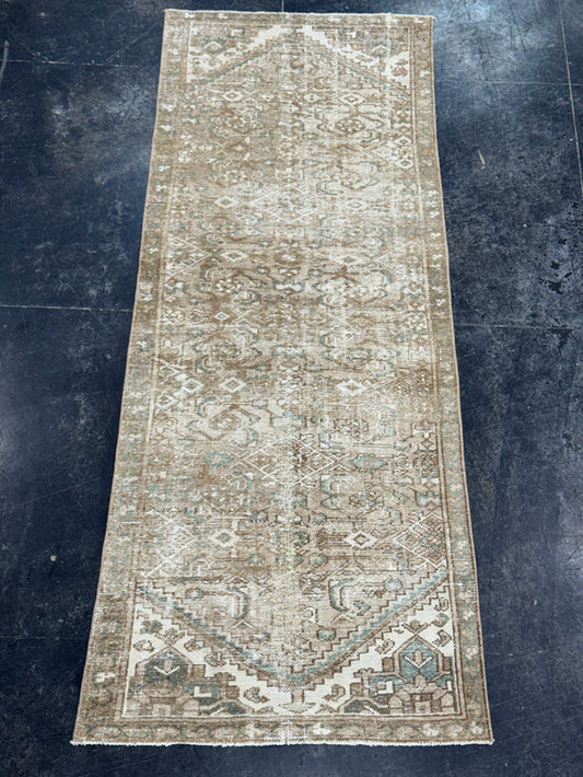 Turkish Vintage Runner Rug 2'11" x 7'7" #24452