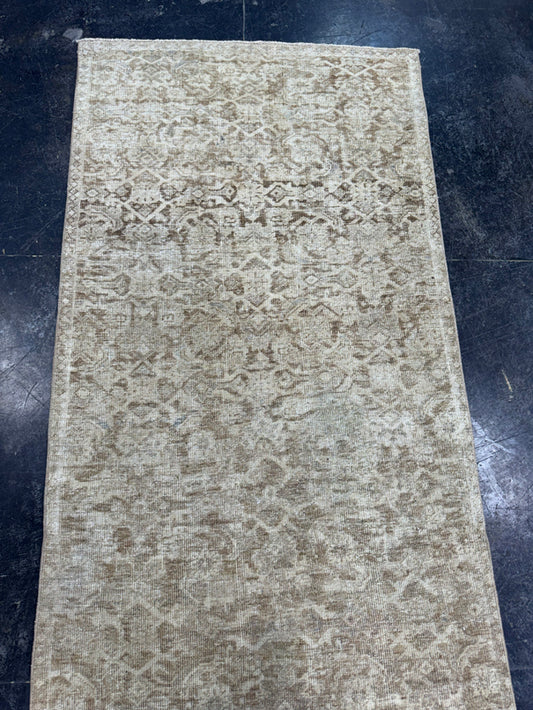 Turkish Vintage Runner Rug 3'2" x 9'3" #24451