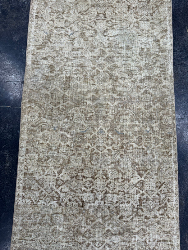 Turkish Vintage Runner Rug 3'2" x 9'3" #24451