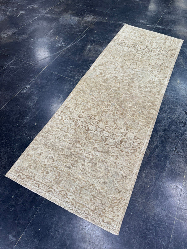 Turkish Vintage Runner Rug 3'2" x 9'3" #24451