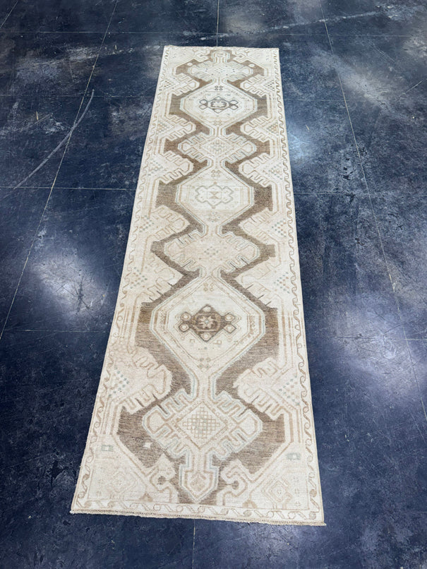 Turkish Vintage Runner Rug 3' x 10'8" #24447