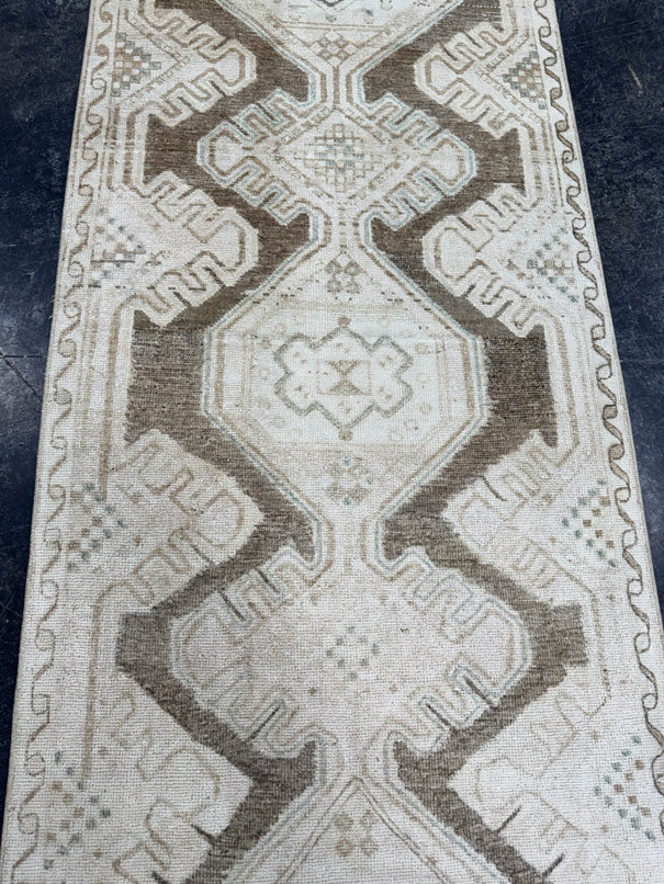 Turkish Vintage Runner Rug 3' x 10'8" #24447