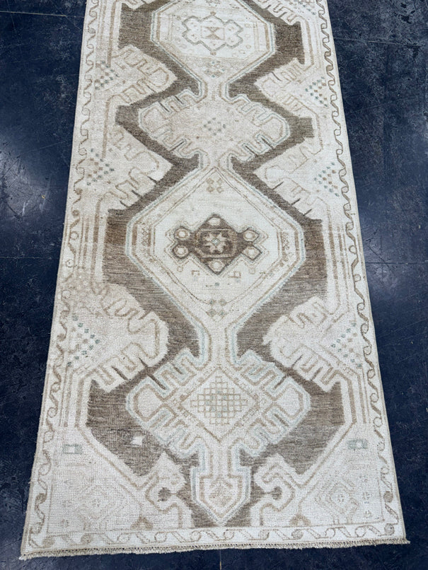 Turkish Vintage Runner Rug 3' x 10'8" #24447