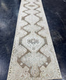 Turkish Vintage Runner Rug 3' x 10'8" #24447