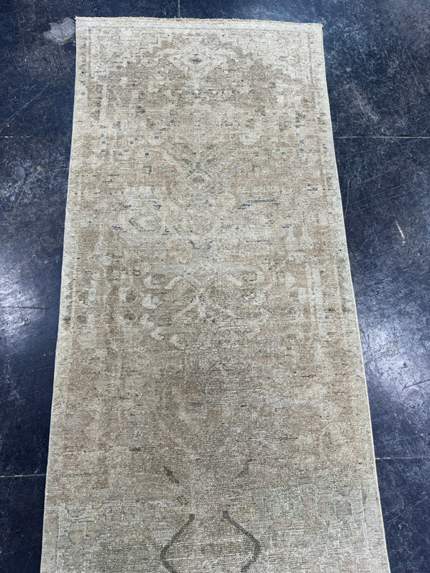 Turkish Vintage Runner Rug 2'7" x 10'1" #24448