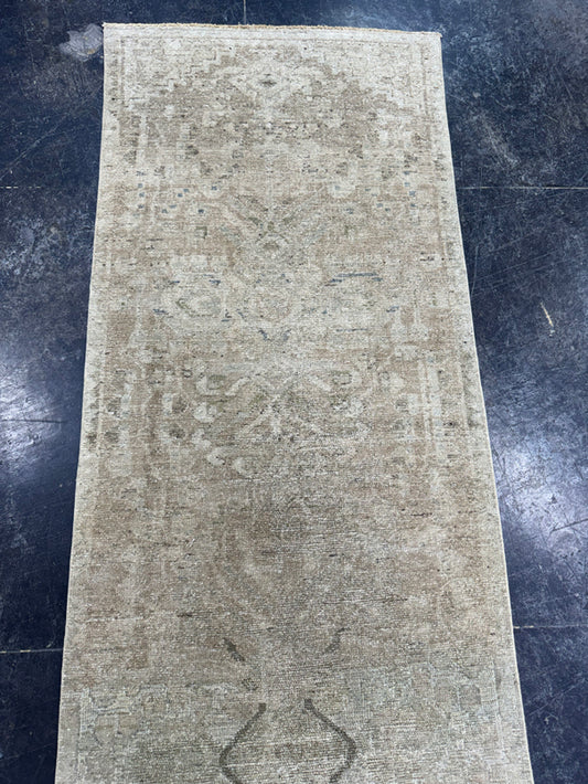 Turkish Vintage Runner Rug 2'7" x 10'1" #24448