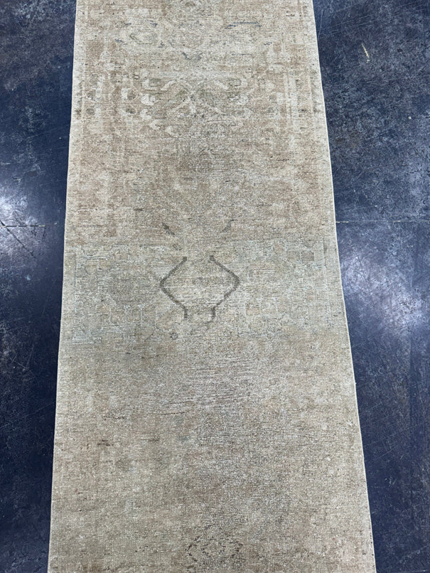 Turkish Vintage Runner Rug 2'7" x 10'1" #24448