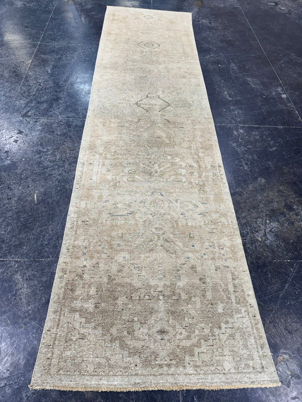 Turkish Vintage Runner Rug 2'7" x 10'1" #24448