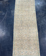 Turkish Vintage Runner Rug 3'4" x 9'11" #24446