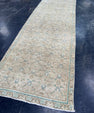 Turkish Vintage Runner Rug 3'4" x 9'11" #24446