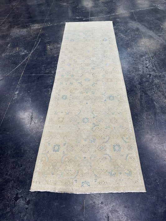 Turkish Vintage Runner Rug 3' x 10' #24445