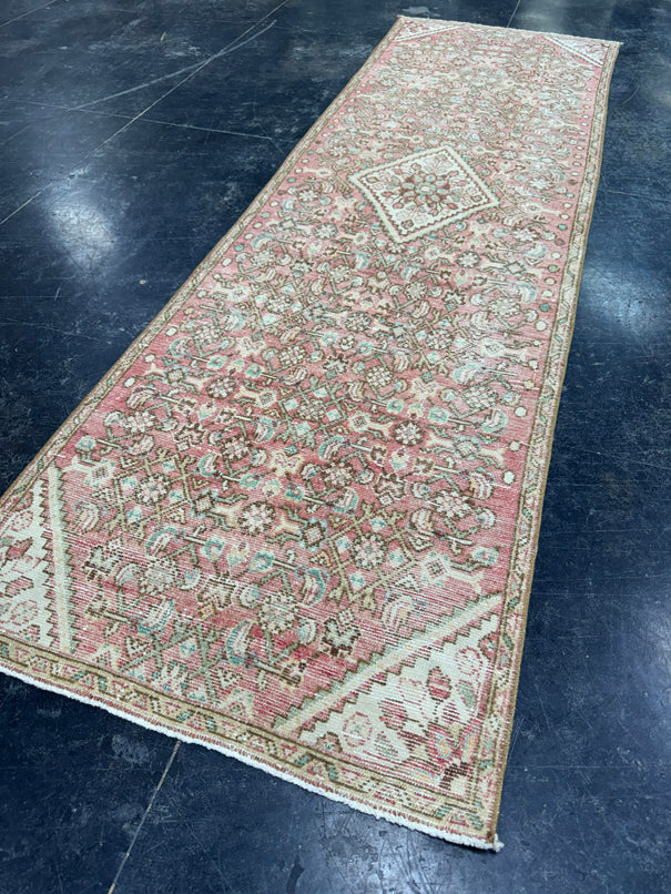 Turkish Vintage Runner Rug 2'7" x 8'11" #24444