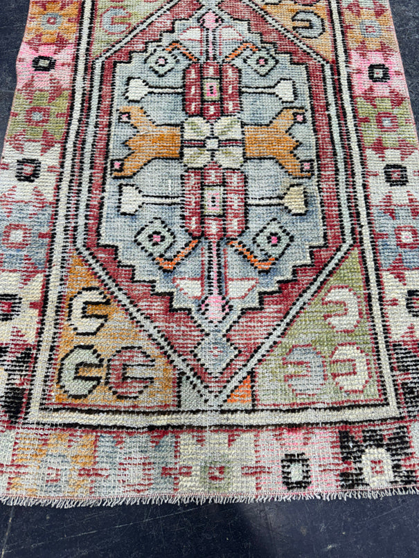 Turkish Vintage Rug 2'6" x 3'8" #24468