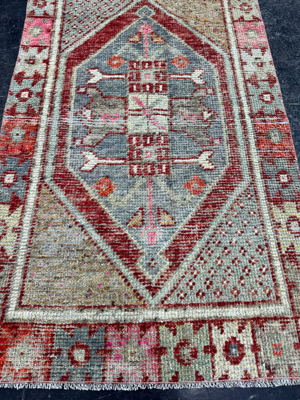 Turkish Vintage Rug 2'6" x 4' #24470
