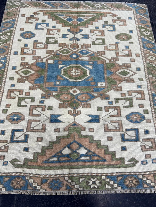 Turkish Vintage Rug 2'11" x 3'5" #24466