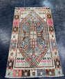 Turkish Vintage Rug 2'2" x 3'9" #24461
