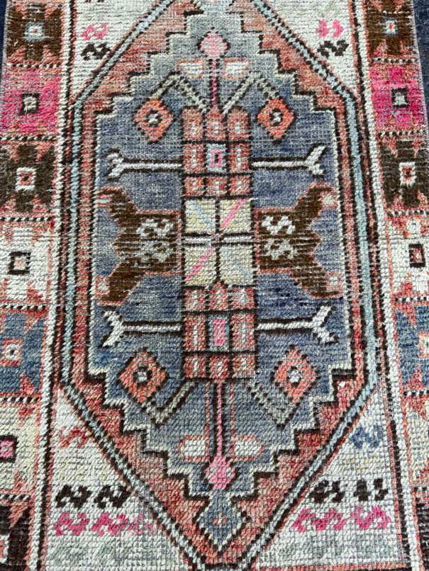 Turkish Vintage Rug 2'2" x 3'9" #24461