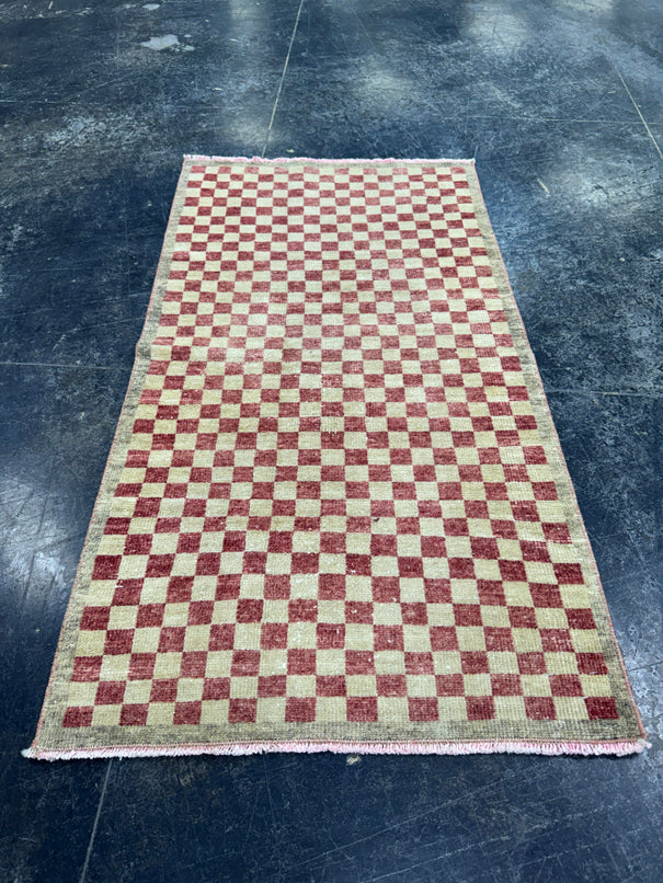 Turkish Vintage Rug 2'2" x 4' #24473