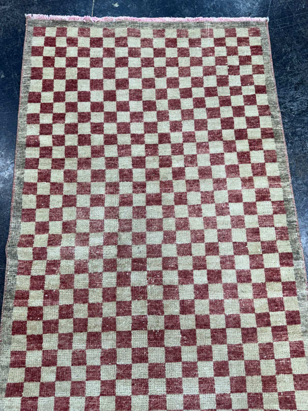 Turkish Vintage Rug 2'2" x 4' #24473