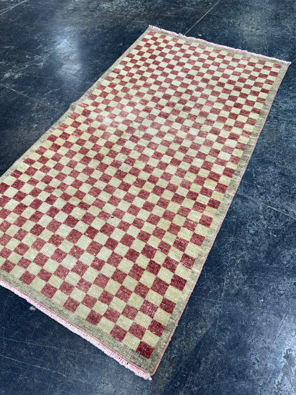 Turkish Vintage Rug 2'2" x 4' #24473