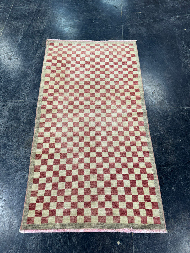 Turkish Vintage Rug 2'2" x 4' #24473