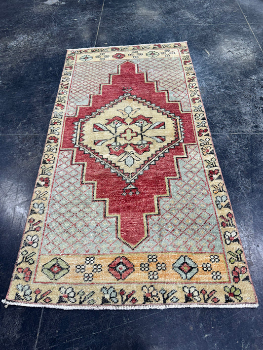 Turkish Vintage Rug 2'2" x 4'3" #24475