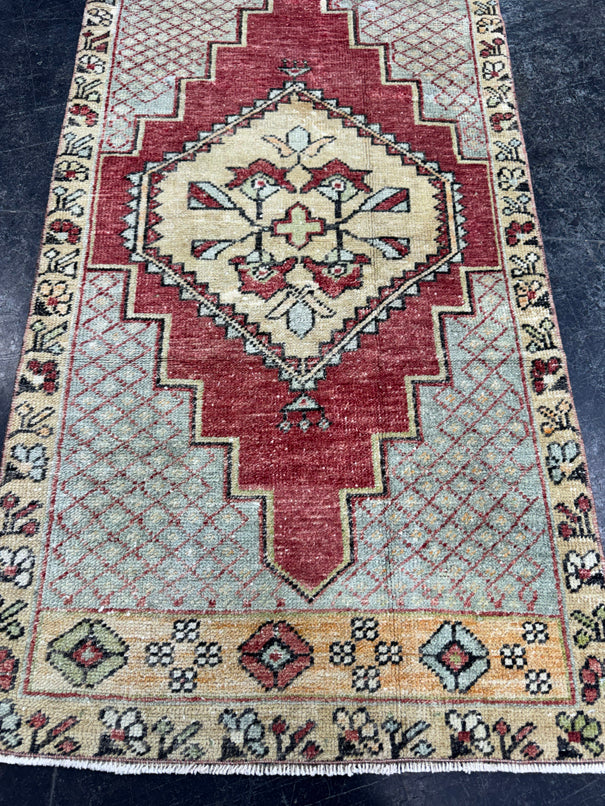 Turkish Vintage Rug 2'2" x 4'3" #24475