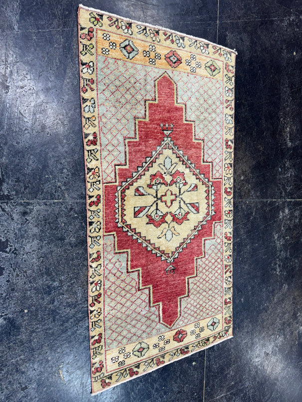 Turkish Vintage Rug 2'2" x 4'3" #24475
