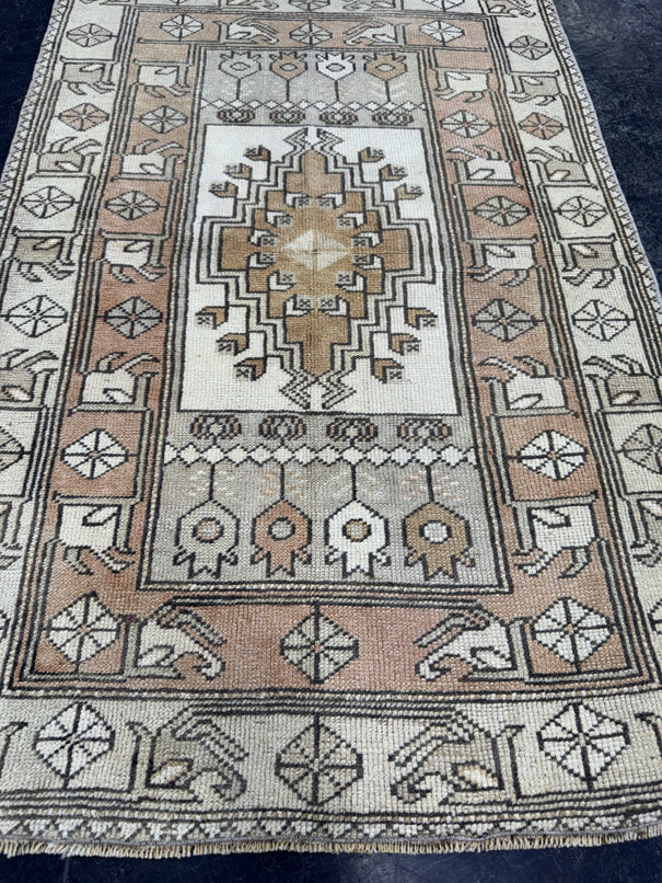 Turkish Vintage Rug 2'9" x 4'2" #24460