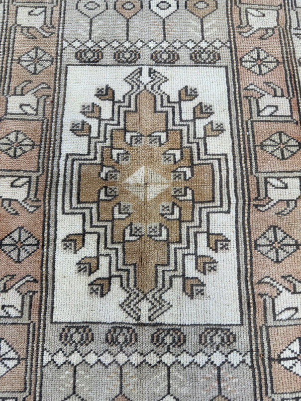 Turkish Vintage Rug 2'9" x 4'2" #24460