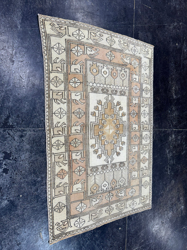 Turkish Vintage Rug 2'9" x 4'2" #24460