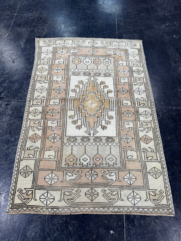 Turkish Vintage Rug 2'9" x 4'2" #24460