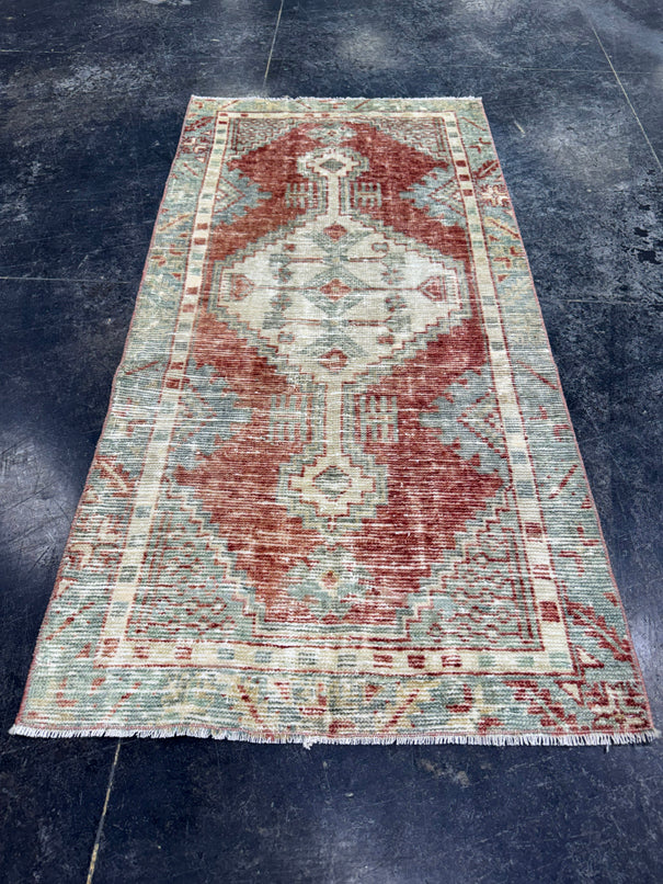 Turkish Vintage Rug 2'4" x 4'9" #24465