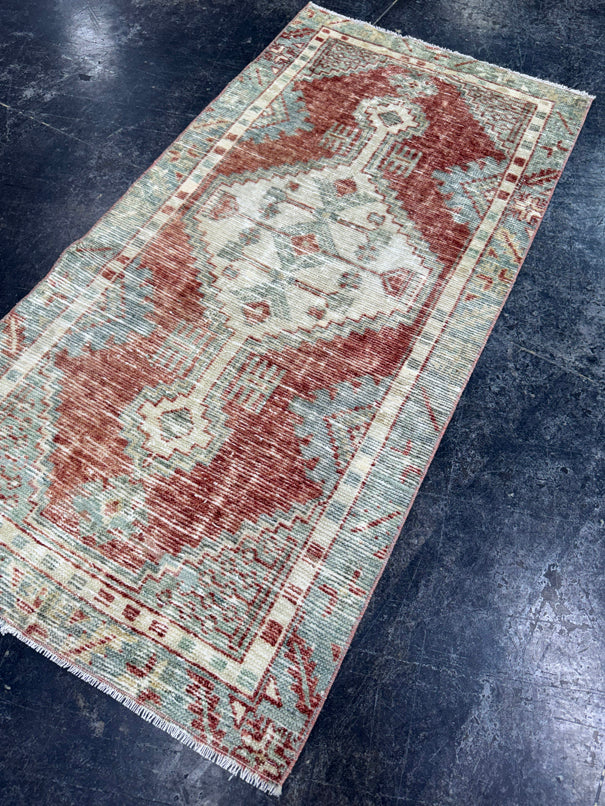 Turkish Vintage Rug 2'4" x 4'9" #24465