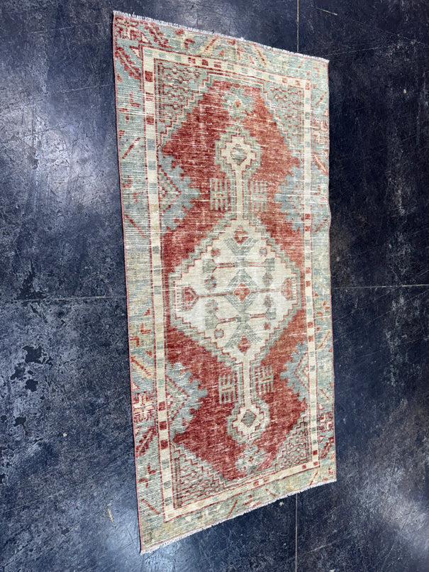 Turkish Vintage Rug 2'4" x 4'9" #24465