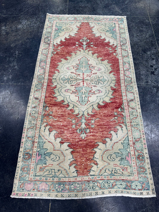 Turkish Vintage Rug 2'11" x 5'8" #24457