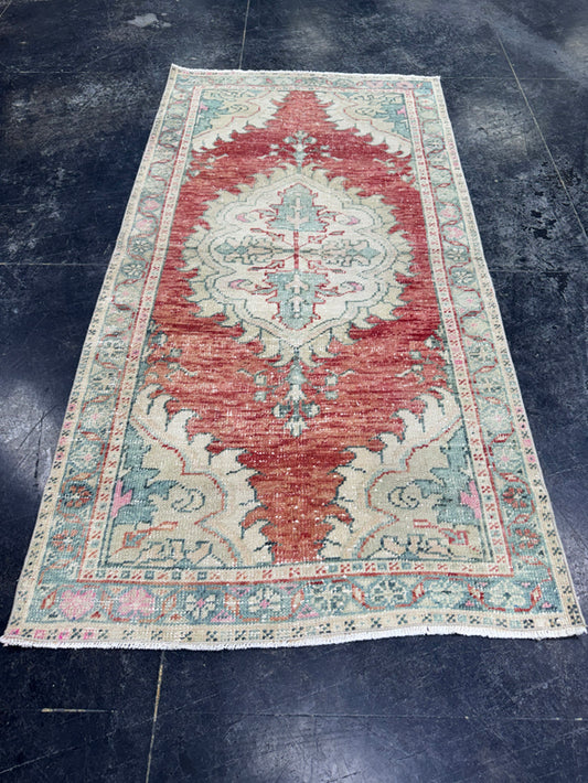 Turkish Vintage Rug 2'11" x 5'8" #24457