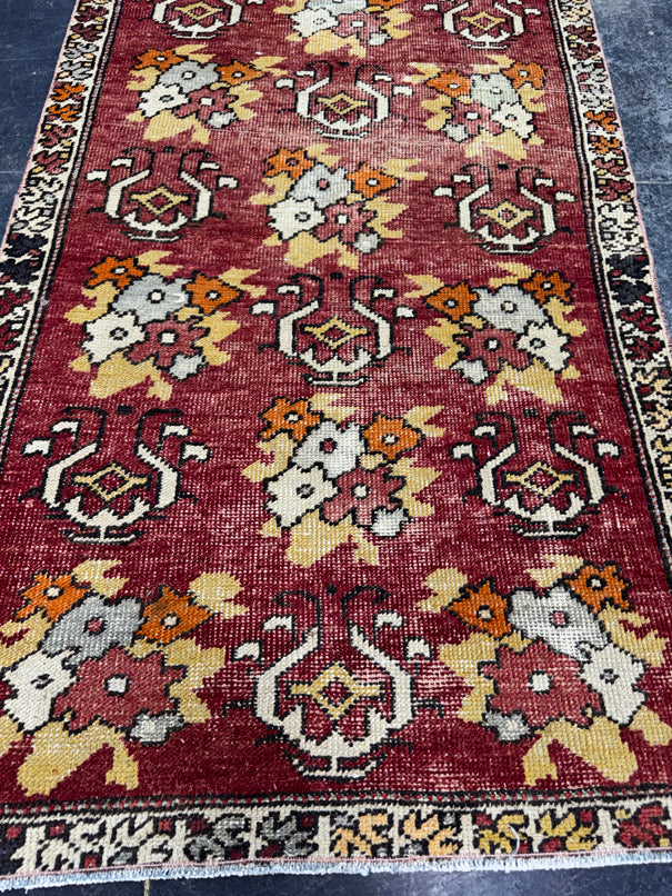 Turkish Vintage Rug 2'11" x 5'5" #24459