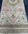 Turkish Vintage Runner Rug 2'4" x 6'9" #24499