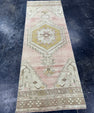 Turkish Vintage Runner Rug 2'4" x 6'9" #24499