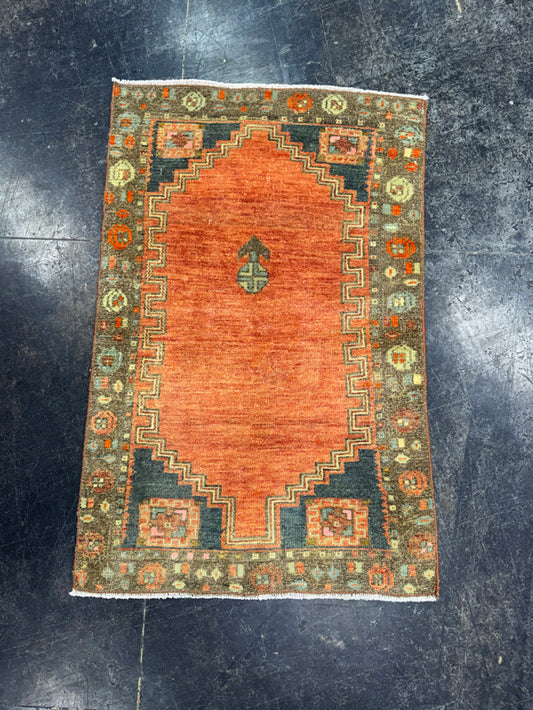 Turkish Vintage Rug 2'3" x 3'6" #24498